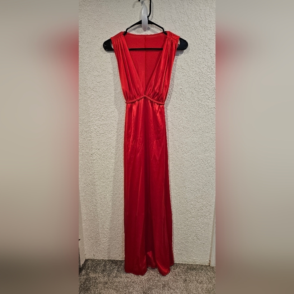 Red Vintage Nightgown